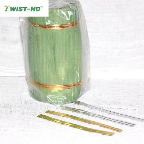 Double wire paper twist tie/ clip band/ bag closures