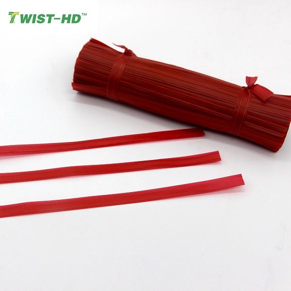 plastic double wire twist ties/ clip band/ bag closures