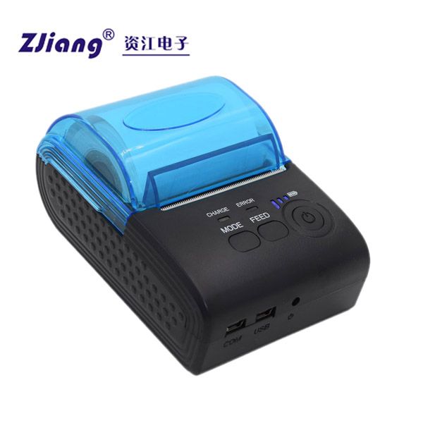 Portable Mini Wireless Bluetooth 4.0 Printer  58mm Thermal Printer Compatible with ESC / POS