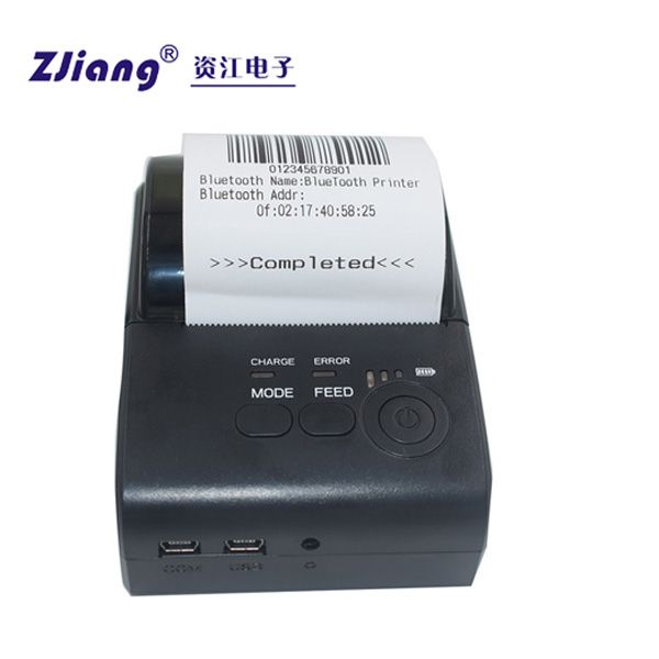 Portable Mini Wireless Bluetooth 4.0 Printer  58mm Thermal Printer Compatible with ESC / POS