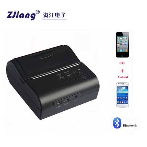 ZJ-8001 80mm Bluetooth 4.0 Android 4.0 POS Receipt Thermal Printer Bill Machine