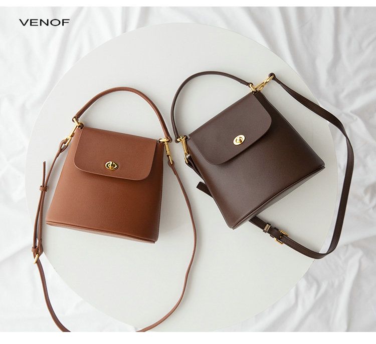 VENOF genuine leather Fashion Women Shoulder bags Female messenger bags tote bags luxury Ladies handbags