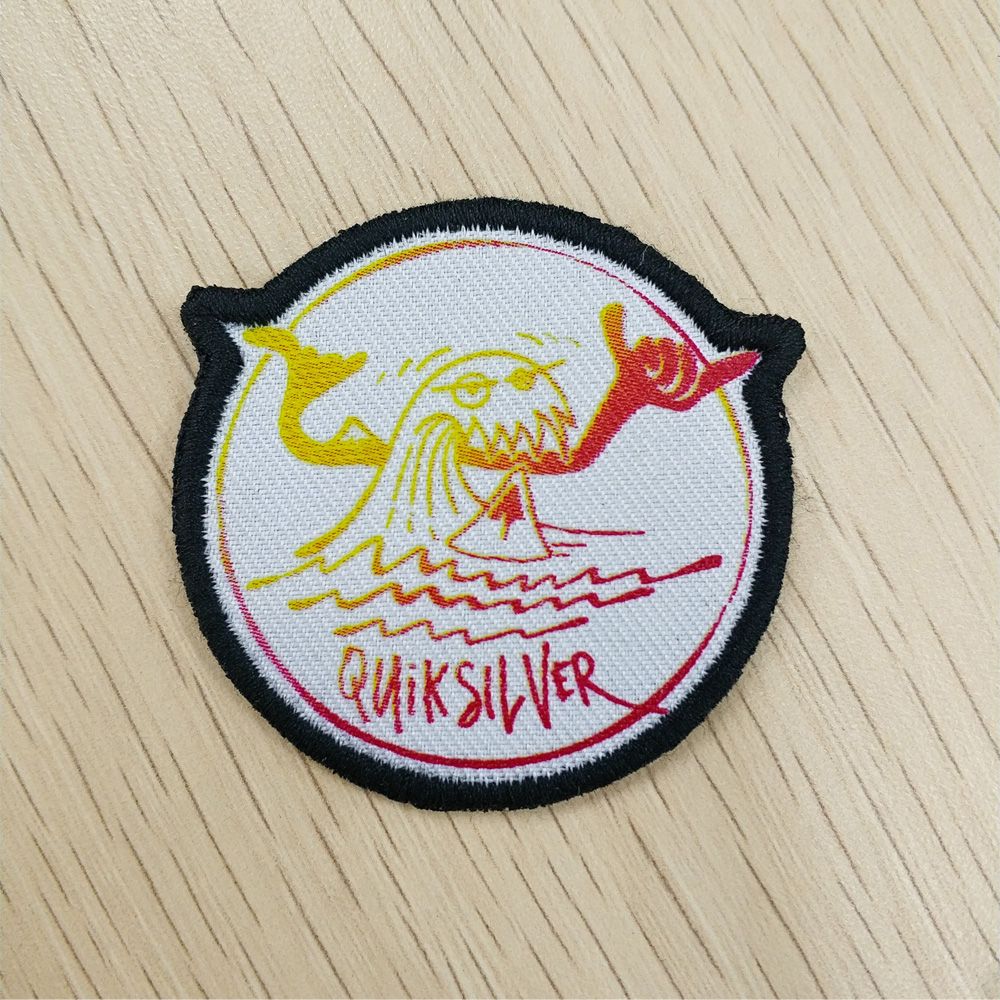 Dye Sublimated Patches with Embroidery Border