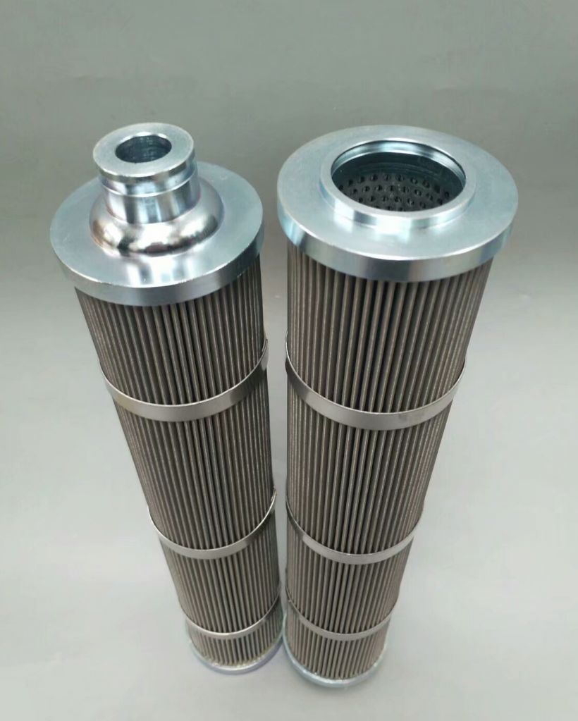 Stainless steel sintered folding filter elements / sintered metal filter cartridge for liquid industry