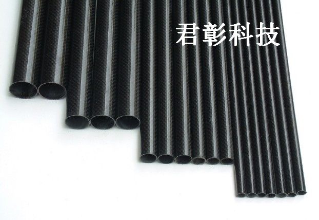 100% Content Carbon Fiber Tube Customized With 3k