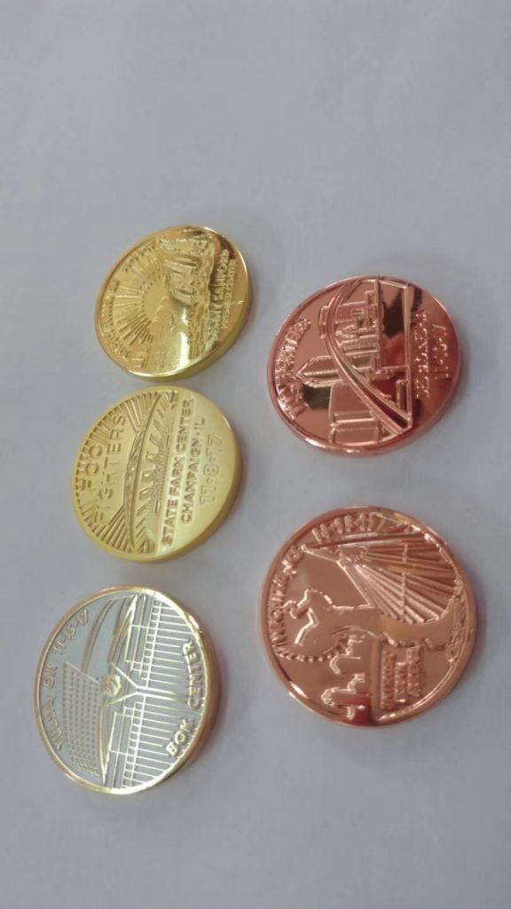 metal souvenirs coins
