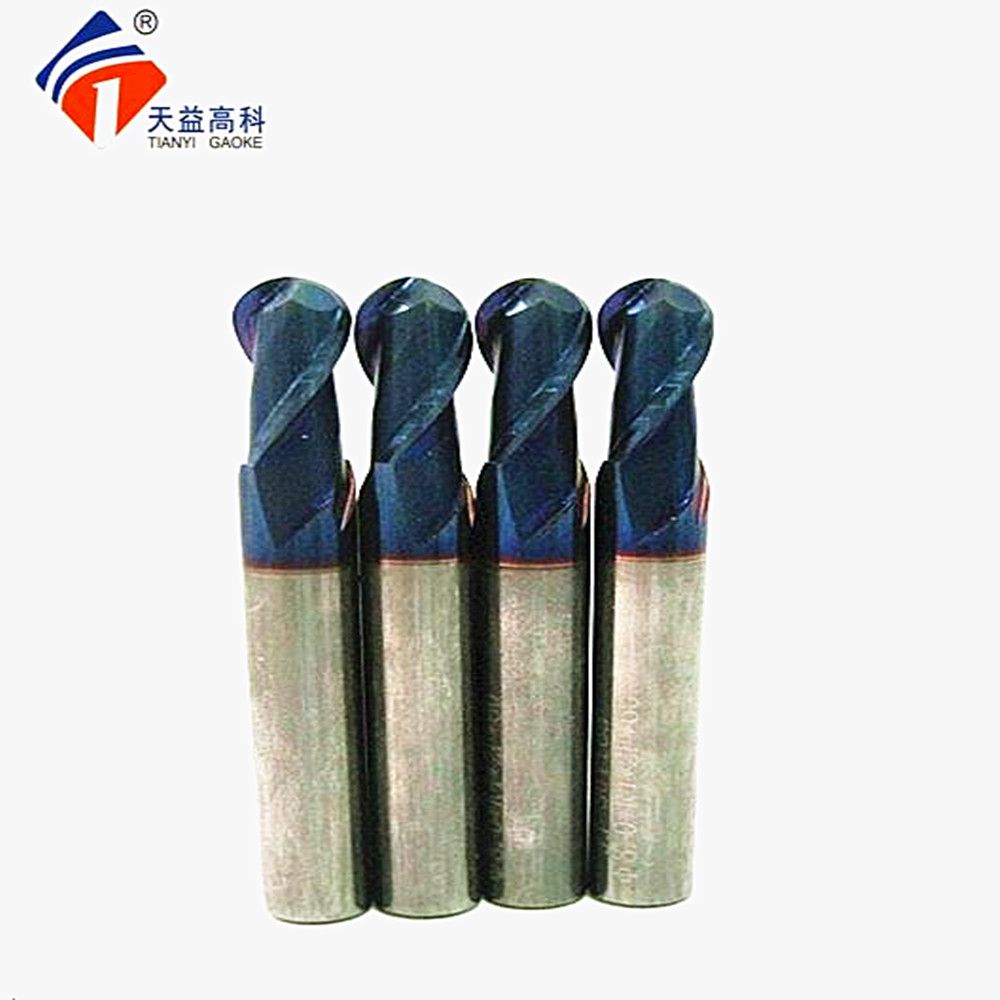 Tungsten Carbide Ball Nose End Milling Cutters