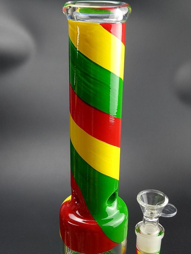 Color Glass Water Pipe of Three - Layer Honeycomb Filtration Pipe