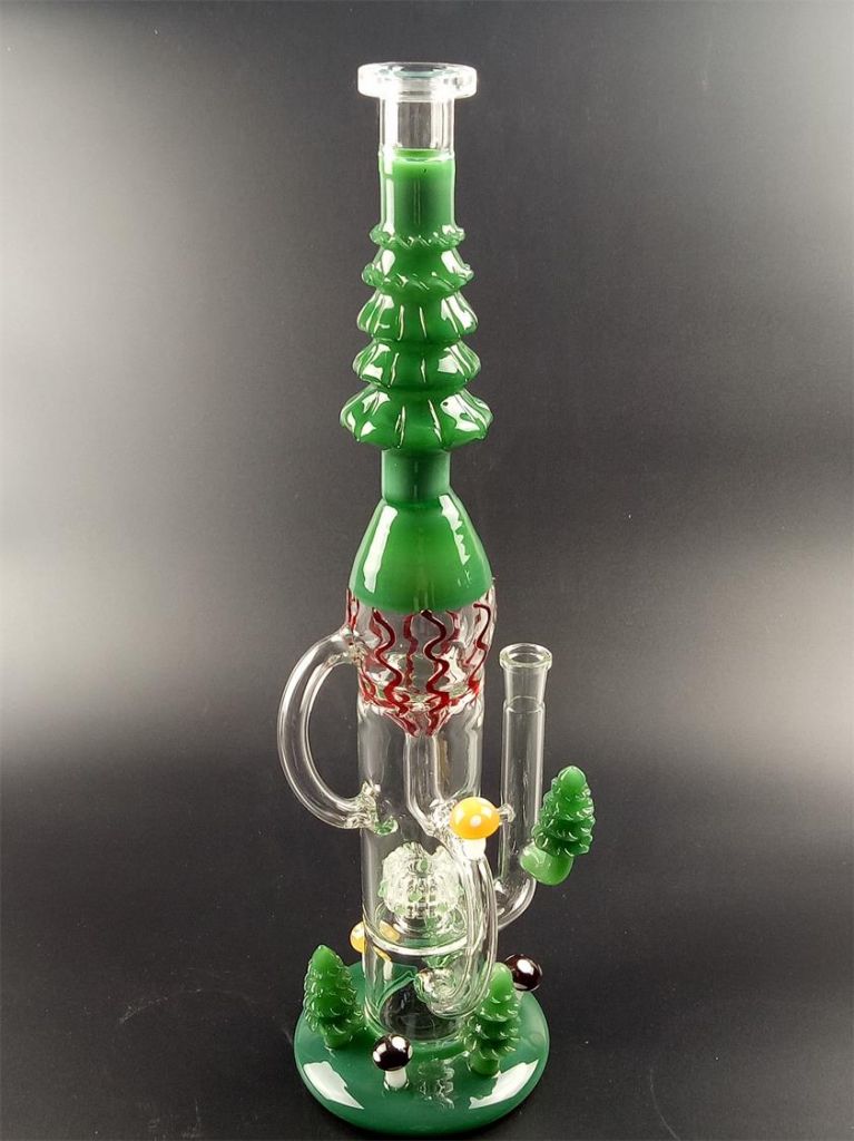 Tall Tree Smoking Pipe Filter Recycle Oil Glass Pipe
