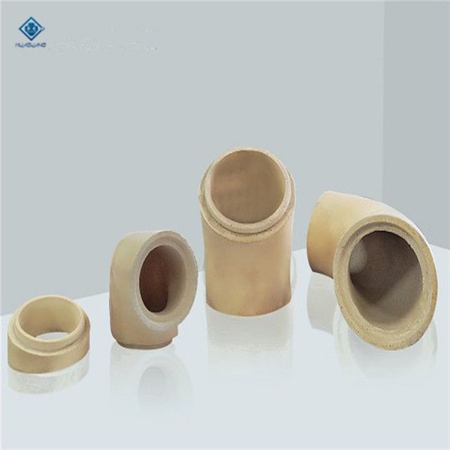 China  low price thick wall ceramic elbow for casting