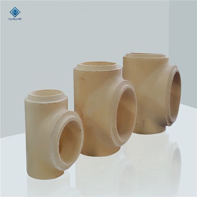 China  low price thick wall ceramic tee for casting