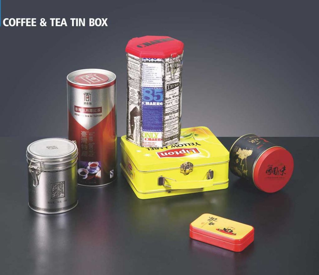 Coffee Tea tin box