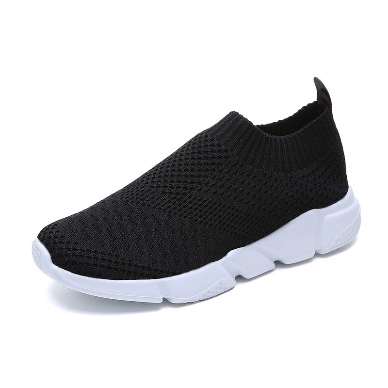 latest design hot sale flyknit mesh sport shoes women sneakers walking and running shoes