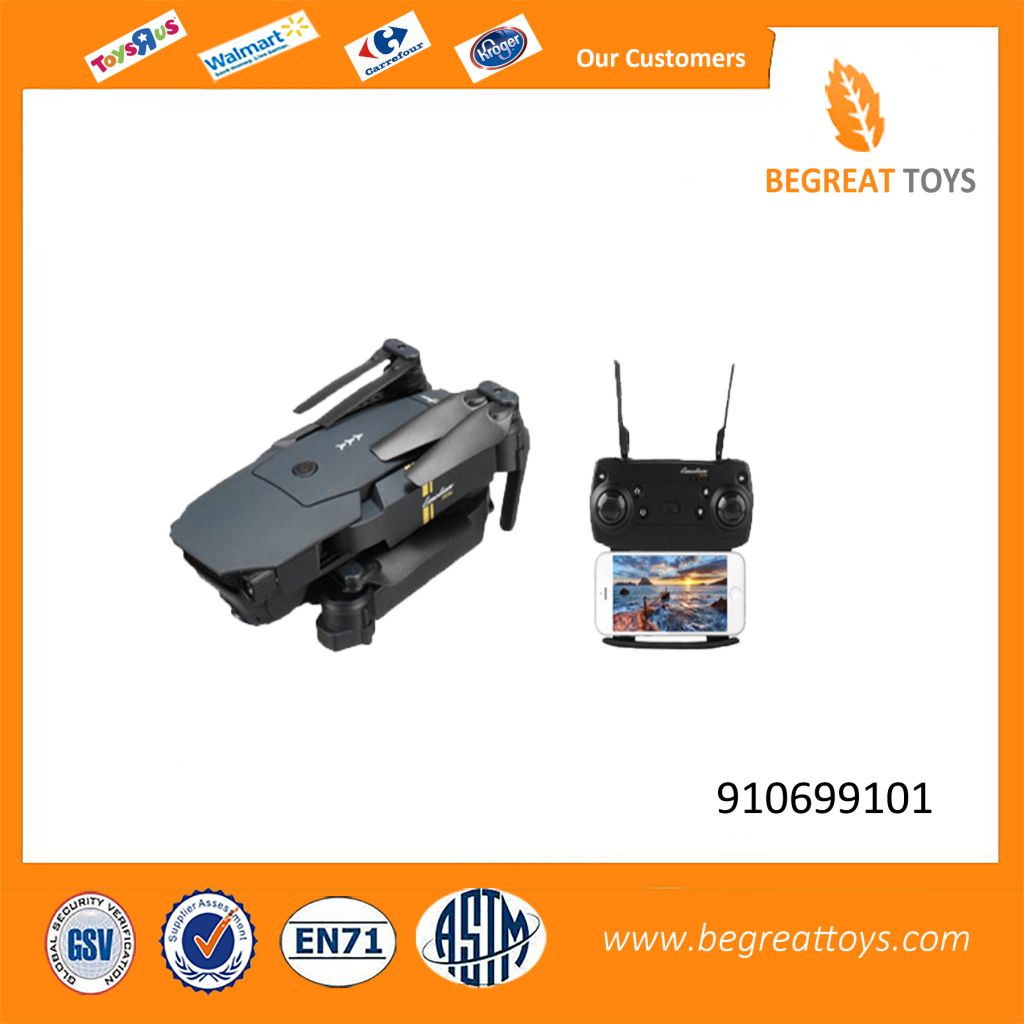 Begreattoys 910699101 2.4G WIFI Folding FPV RC Drone