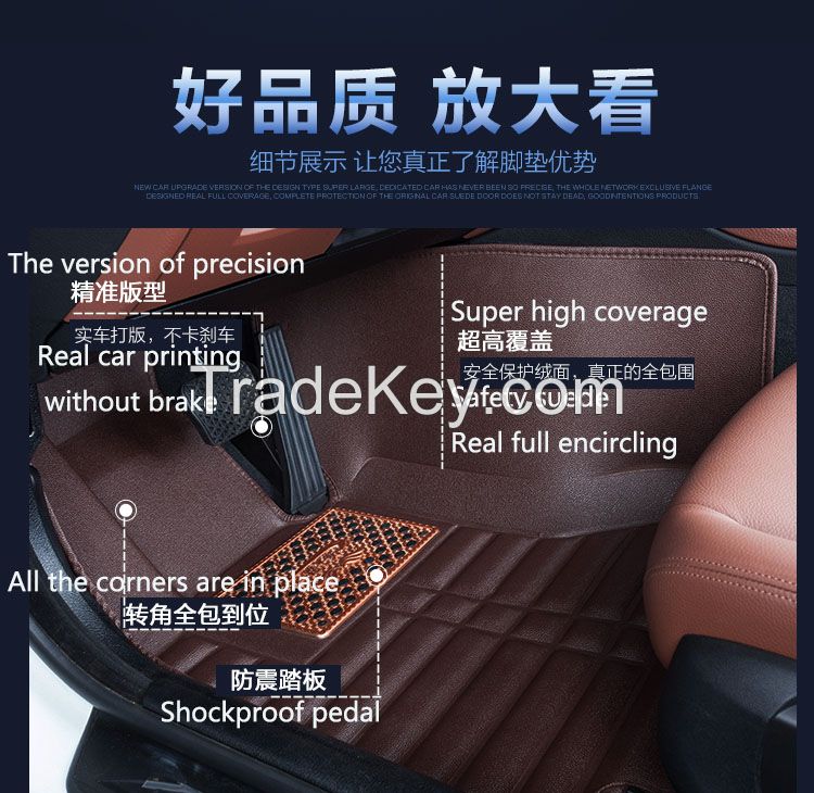 Three-dimensional full surround car mats factory direct sales special car pads EVA environmental protection material