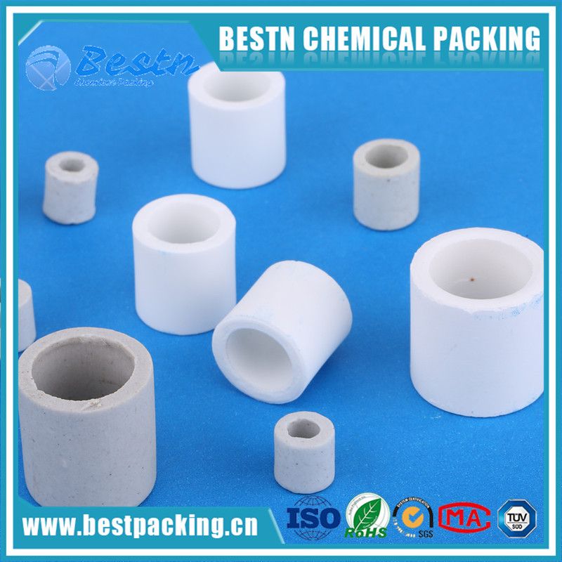 38mm Ceramic Raschig Ring used in Petrochemical Industry