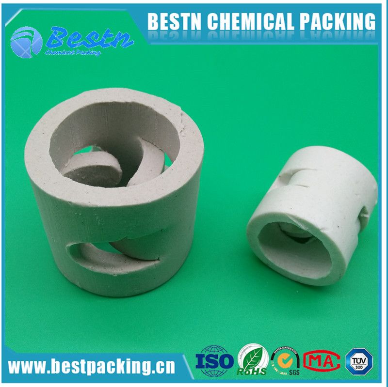 38mm Ceramic Raschig Ring used in Petrochemical Industry