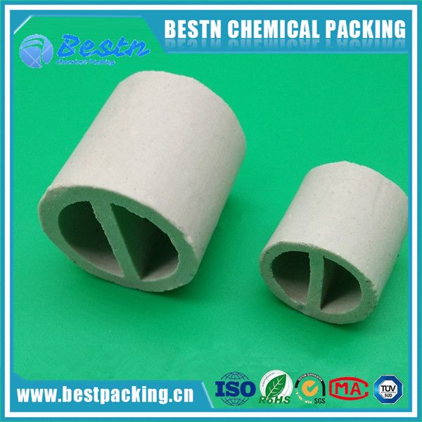 38mm Ceramic Raschig Ring used in Petrochemical Industry