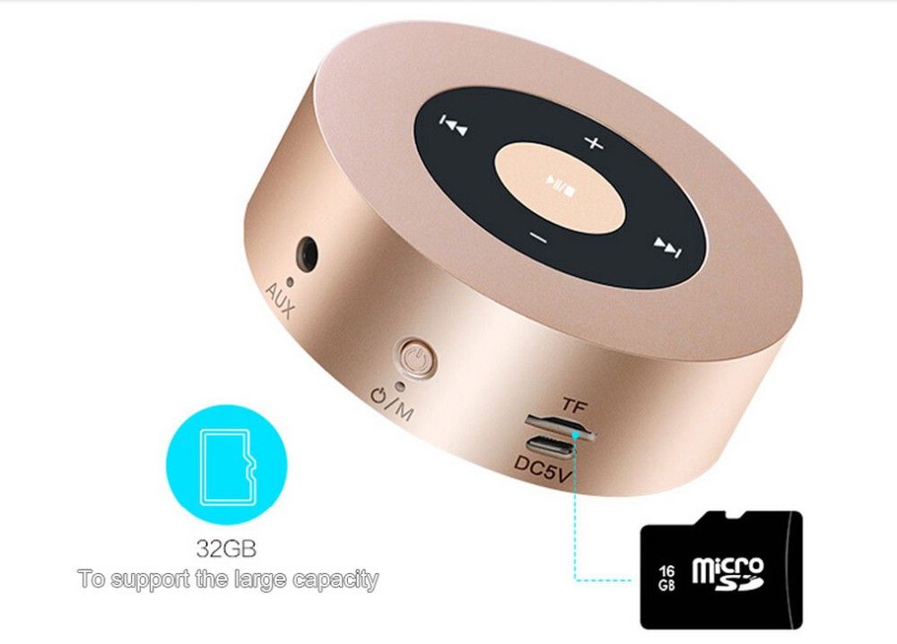 New Arrival Metal Wireless Bluetooth Mini Speaker 