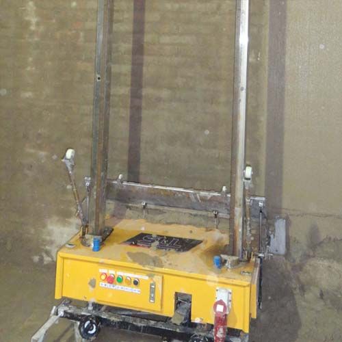 Automatic cement plastering rendering machine 