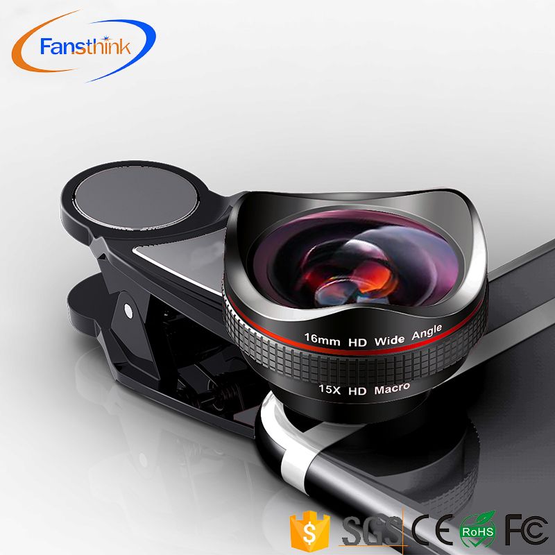 2017 Best Wide Angle 20X Macro Cell Phone Camera Lens Kit