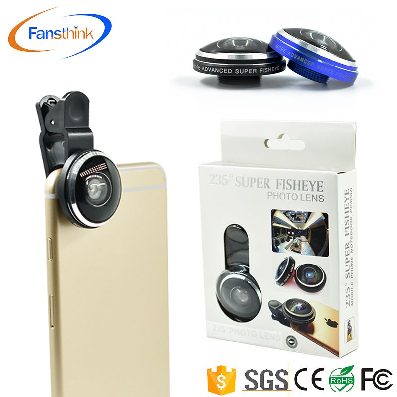 Gift Items Promotional Universal Photo Accessories Smart Phone Fisheye Lens Mobile Cell Phone 235 Degree Fish Eye Camera Lens