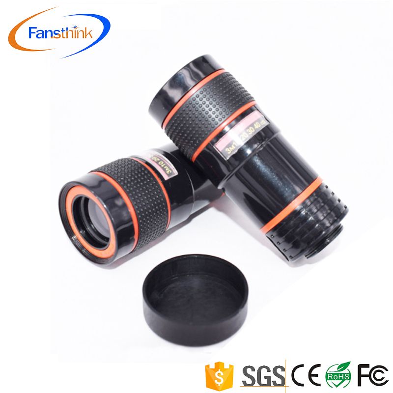 High Quality Factory Universal Clip Lens for Mobile Phone 8x Zoom Lens Cell Mobile Phone Telephoto Lens for iPhone