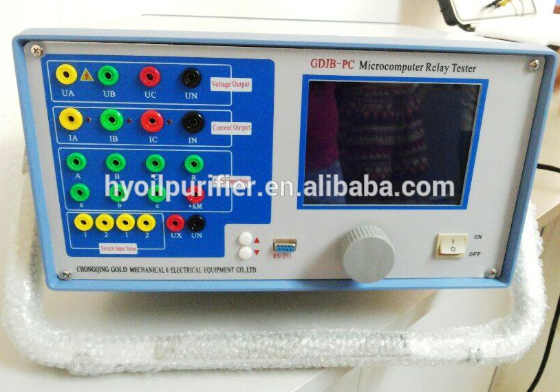 GDJB-PC Universal 3 Phase Secondary Current Injection Relay Test Set