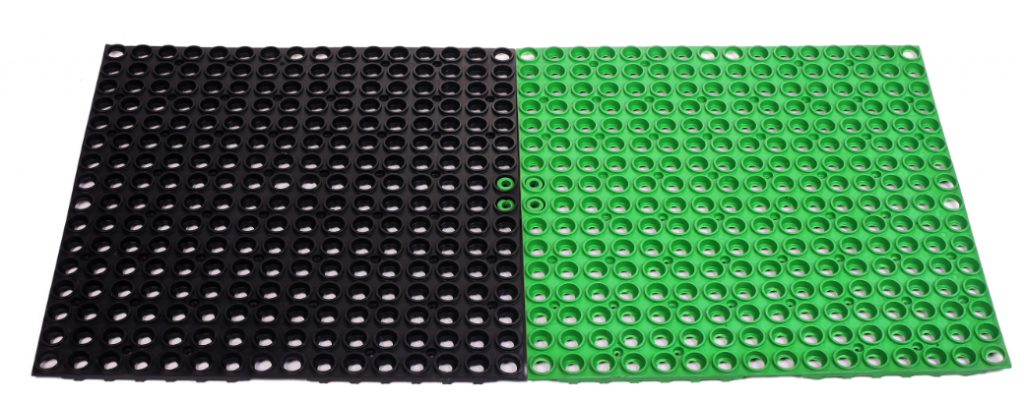 kitchen industry outdoor livestock safety hollow hole antislip antifatigue rubber mat