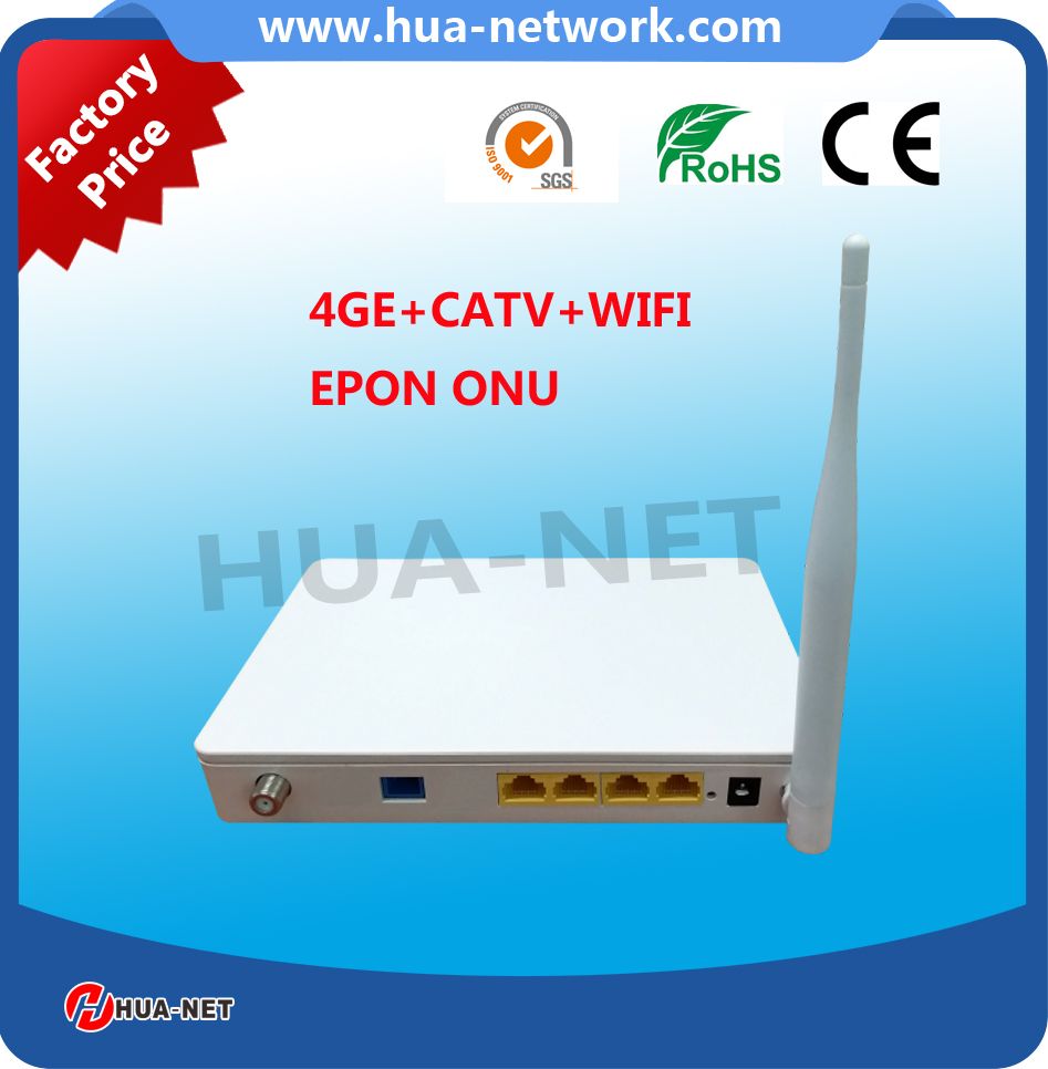 Gigabit EPON 4FE with CATV WIFI Epon Onu Gepon ONT