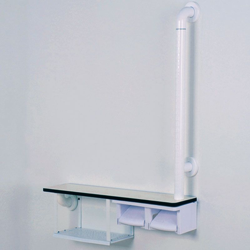 L-shaped Support Rail With Shelf