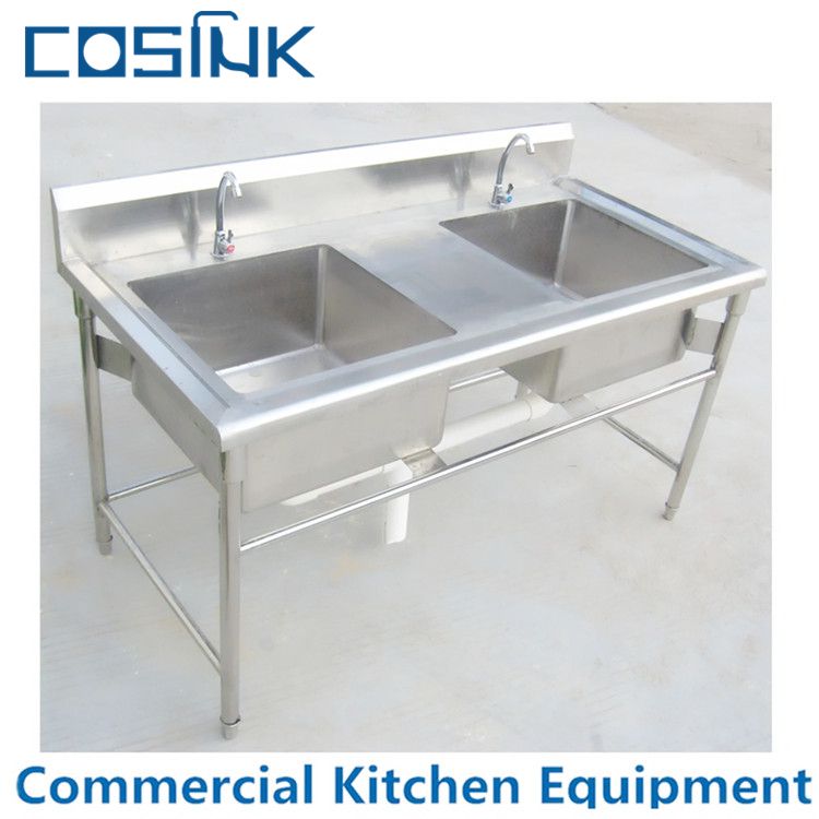 handmade 201 304 Commercial kitchen stainless steel sink