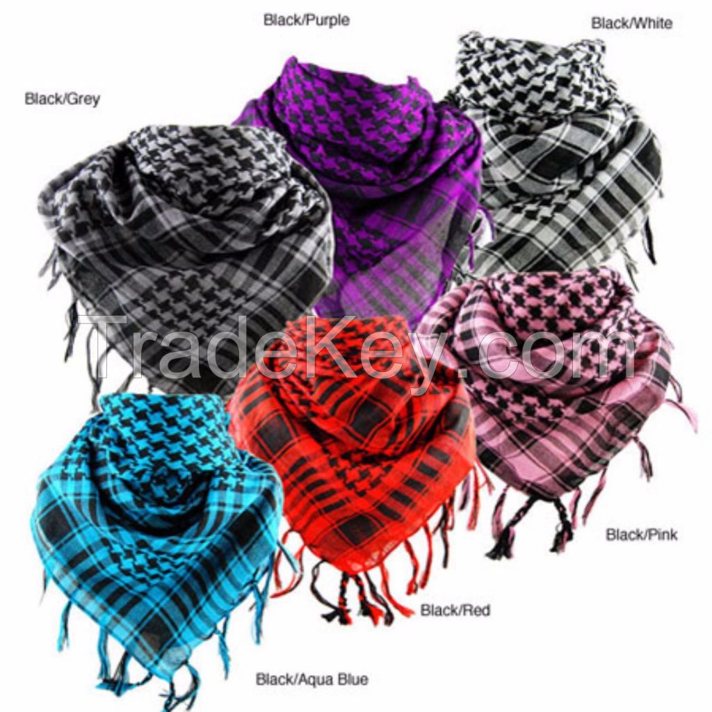 Kafiyah Arab Shemagh Arafat Scarves