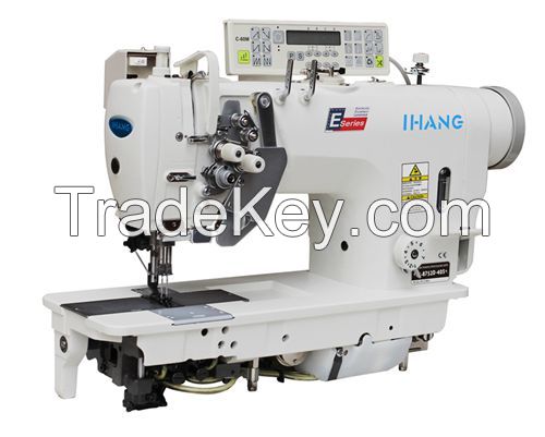 Double Needle Sewing Machine With Split Needle Bar