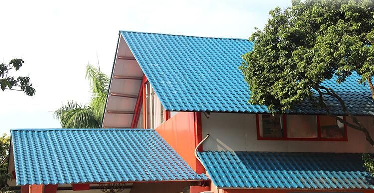 Fireproof and waterproof pvc roof tile