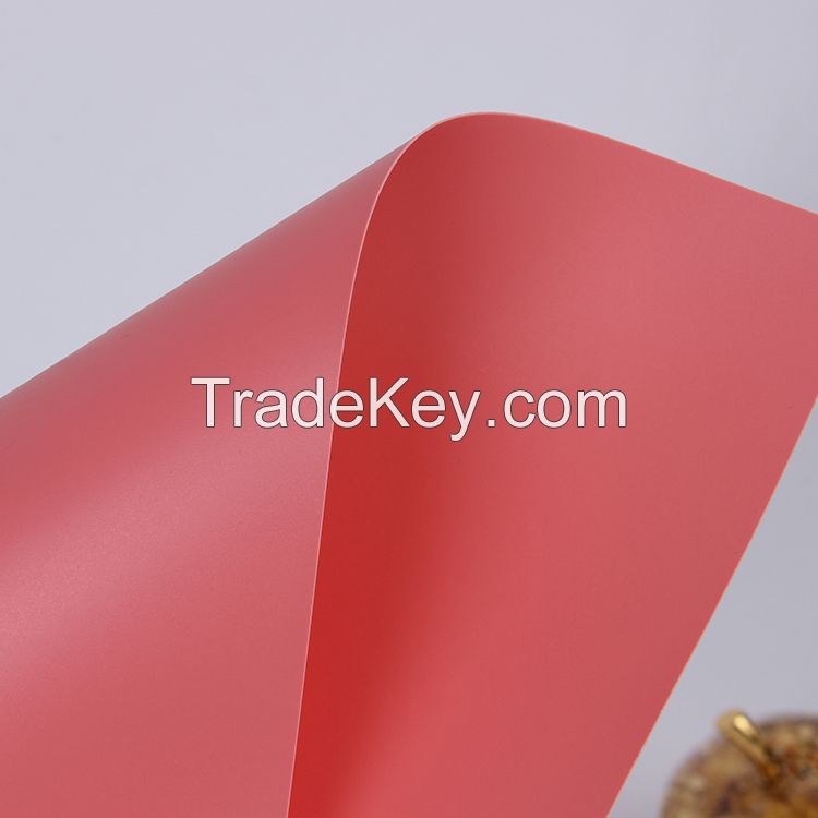 coloured matte PP sheet  flexible  frosted polypropylene material film