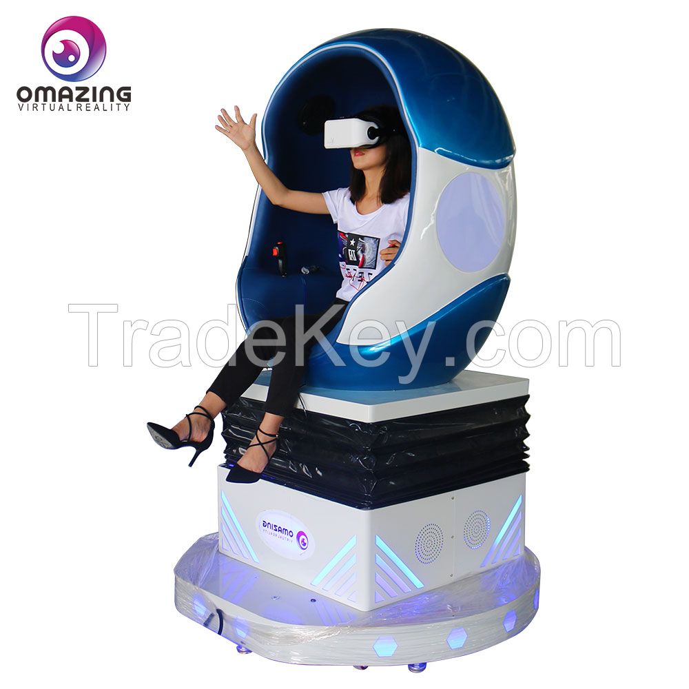 1 seat virtual reality 9d cinema vr game machine