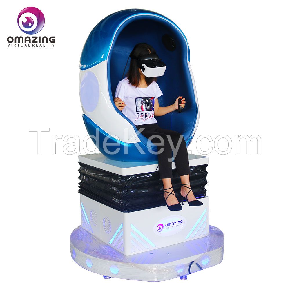 1 seat virtual reality 9d cinema vr game machine