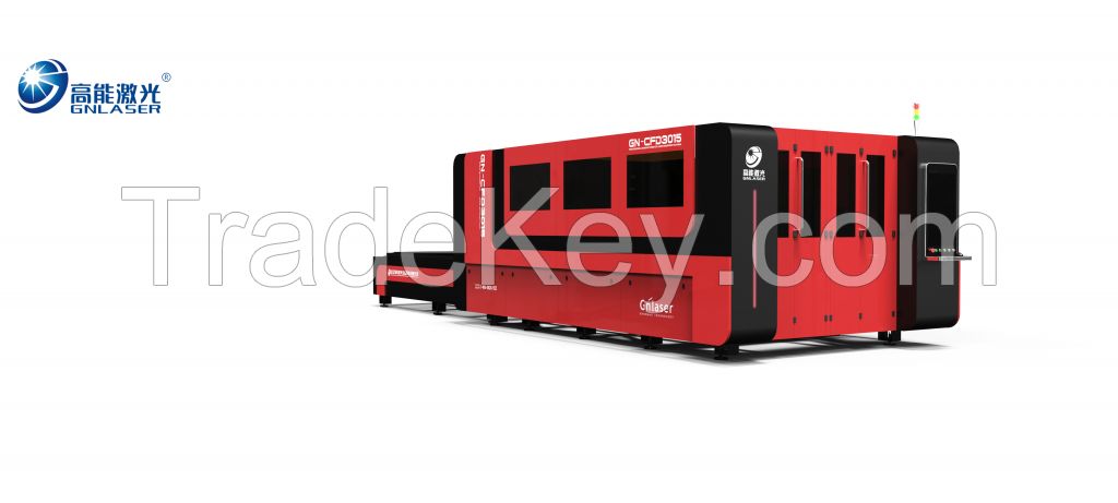 China Raycus 3300W sheet metal fiber laser cutting machine