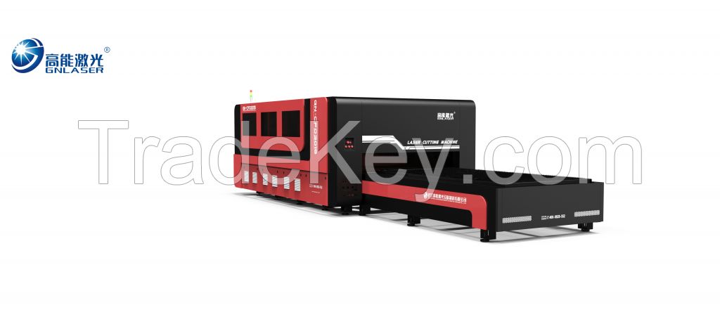 2KW IPG Raycus High Power CNC Steel Sheet Metal Laser Cutting Machine