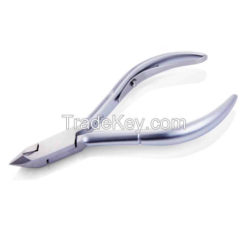 CUTICLE  NIPPER SINGLE SPRING, LAP JIONT, STAINLESS STEEL