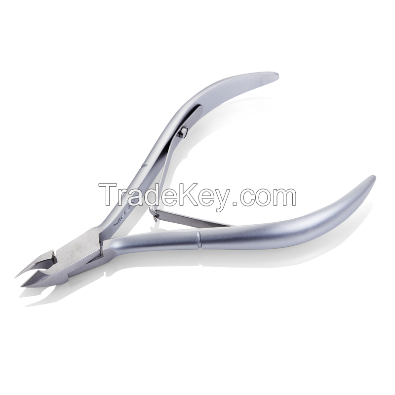 CUTICLE  NIPPER SINGLE SPRING, LAP JIONT, STAINLESS STEEL