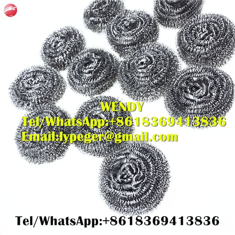 0.13mm AISI 410/430 SS Stainless Steel Scourer Dish Cleaning Steel Scrubber