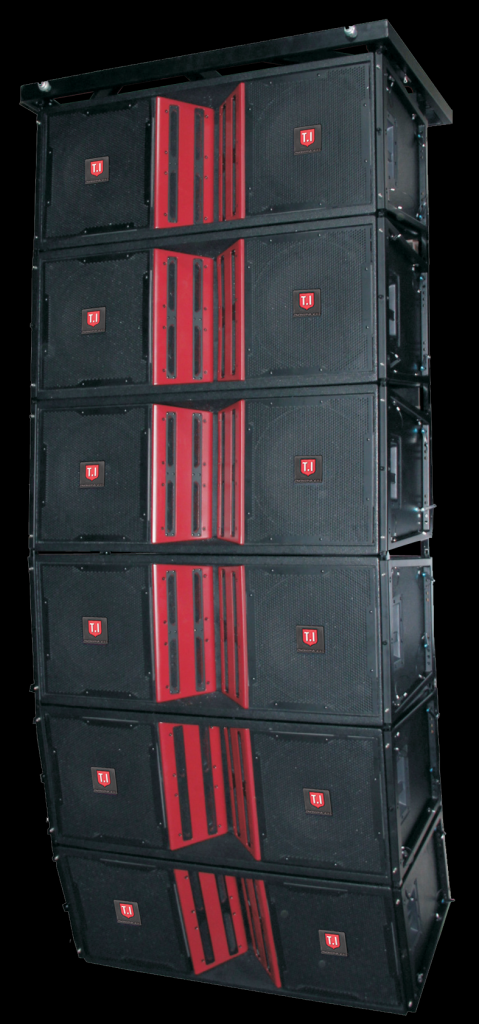 Pro outdoor stage Line array speaker dual 15''