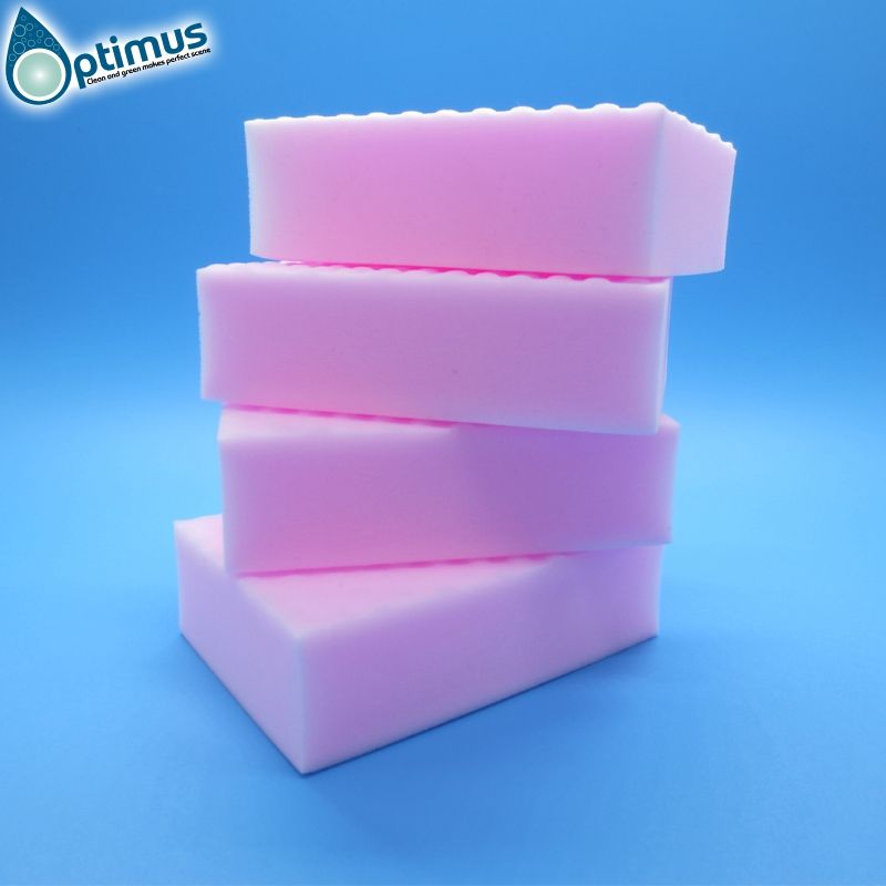 Special color pink red magic sponge high density melamine sponge