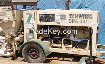 Used Schwing concrete pump BPA 301 