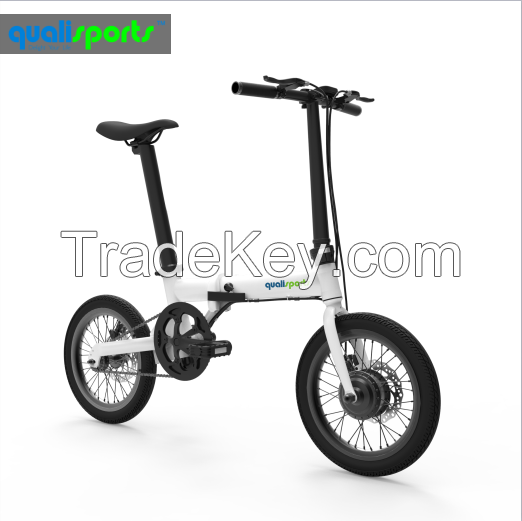 2018 36V 250W Mini Fashion design Folding Electric ebike 16 Inch with pedal assistant system