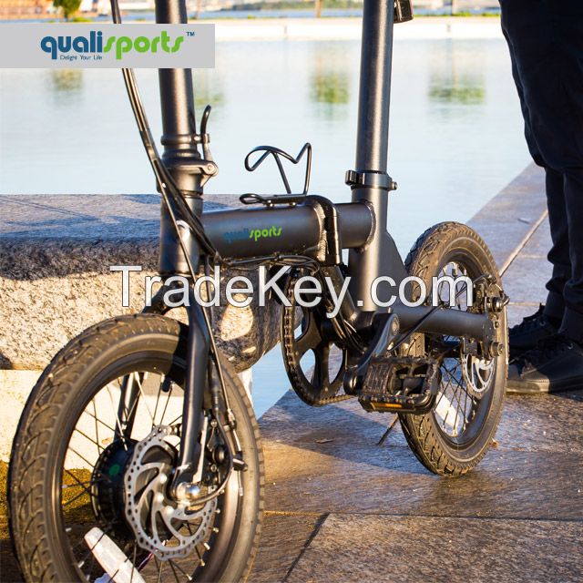 16 inch lady riding hidden battery 2018 new design best electric city bike 250w ebike