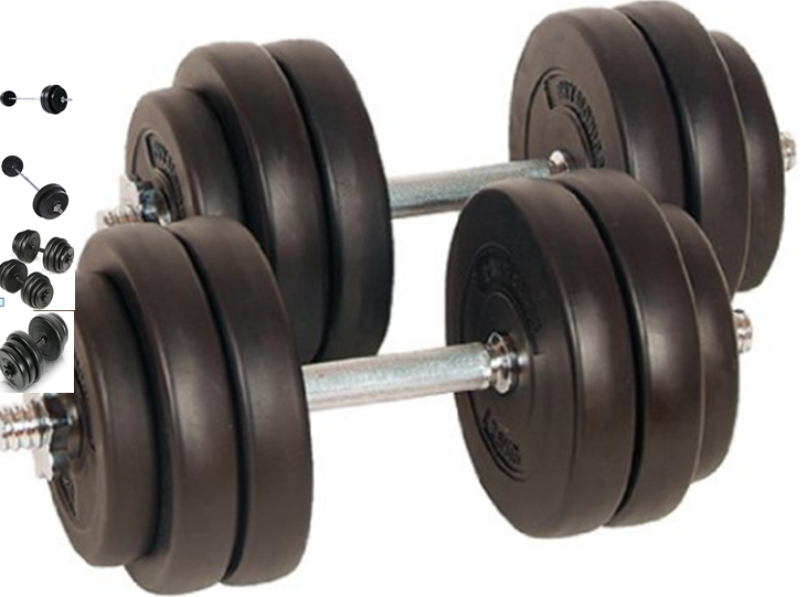 30KG Cement Dumbbell Set