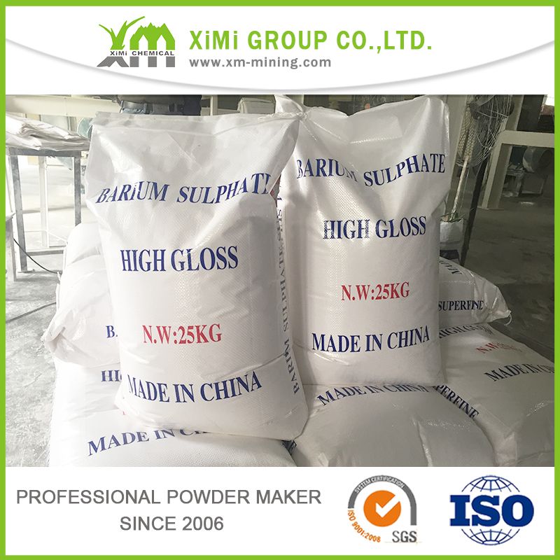 Natural Barium Sulphate for paint, coating, plastic. Biggest manufacturer in China.